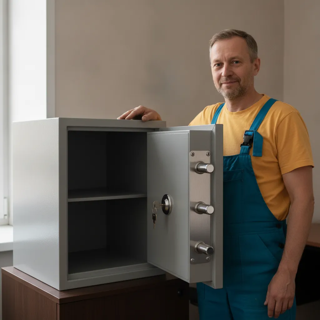Вскрытие сейфов на Арбате: мастер службы «Про-Замок» за работой